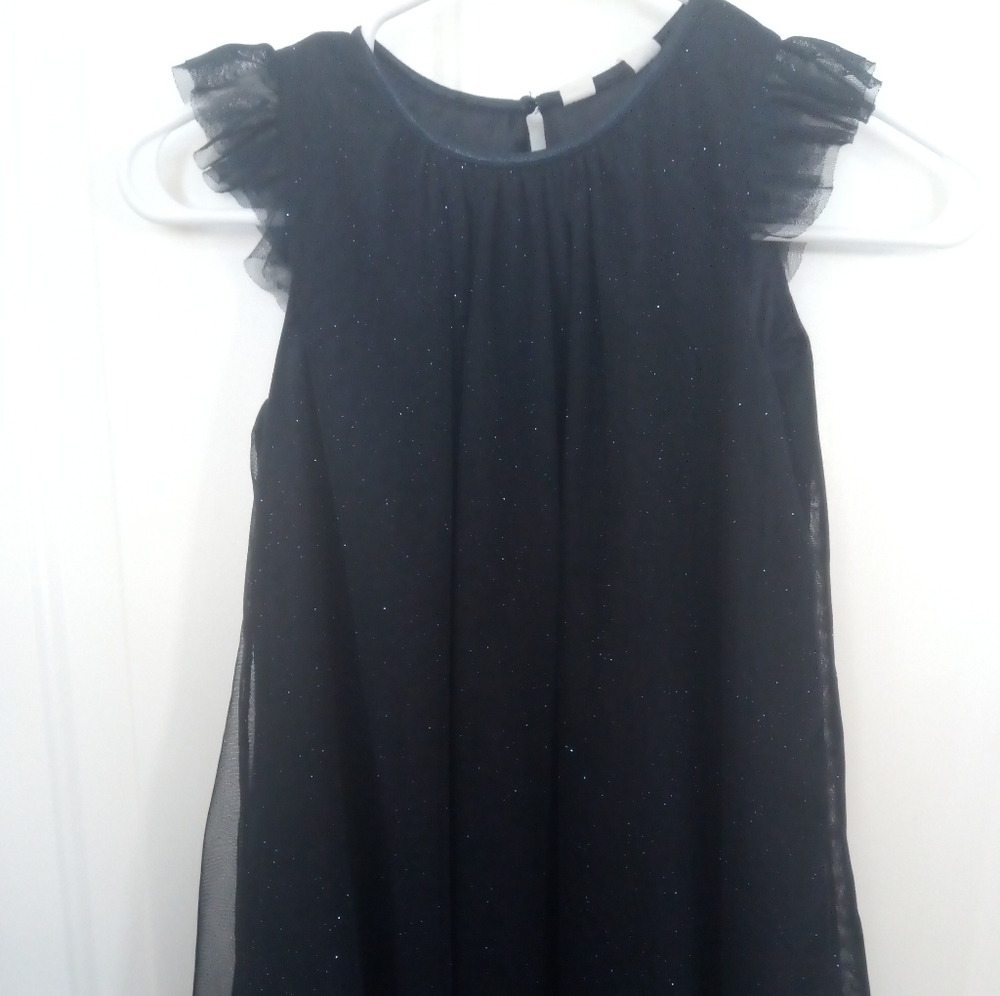 Navy blue sparkle dress